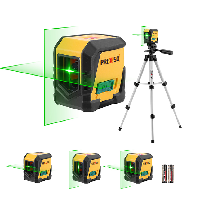 ليفيل ميزان اخضر خطين مع قاعدة بريكسيسو PLC10UG