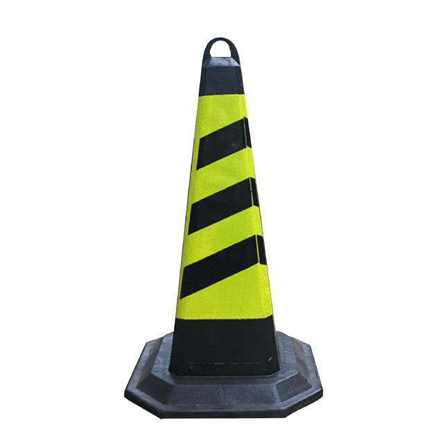 65 cm Square Rubber Cone