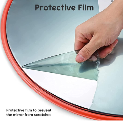 Multi-size convex road mirror