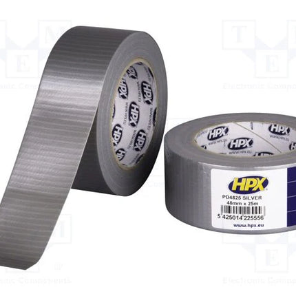 دكت تيب قياس 25 متر*5سم لون سلفر