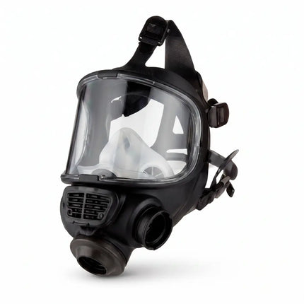 Full face mask with two filters