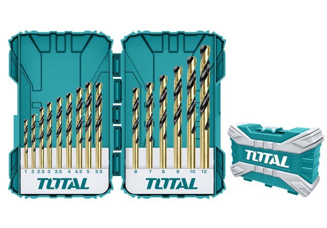 طقم ريش حديد توتال HSS عدد 15 TACSDL51501 من بشيتي ستورز
