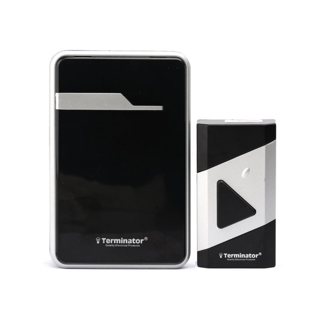 جرس باب لاسلكي ترميناتور TDB019DC-B أسود — TERMINATOR