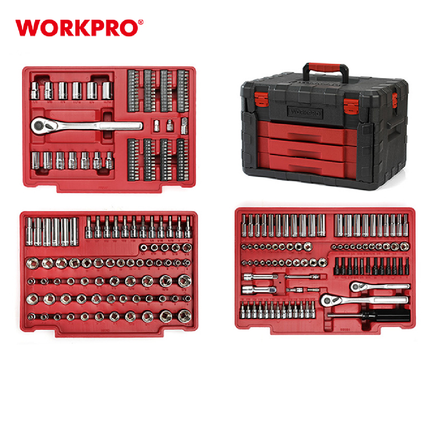 طقم عدة 320 قطعة من وورك برو (W003055WE)