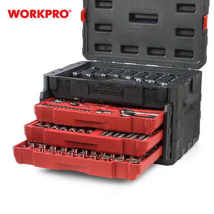 طقم عدة 320 قطعة من وورك برو (W003055WE)