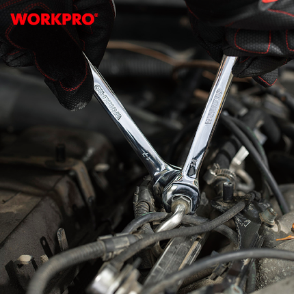 طقم عدة 320 قطعة من وورك برو (W003055WE)