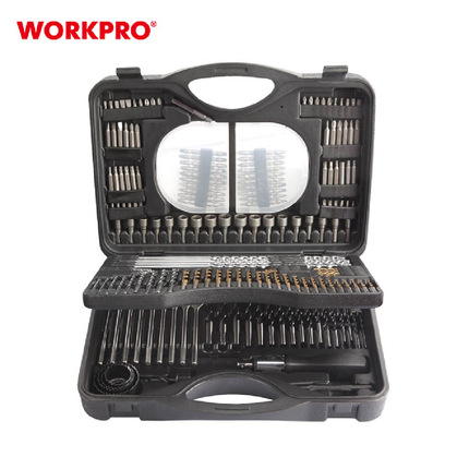 طقم ريش+لقم براغي 176 قطعة من وورك برو (W124015WE)