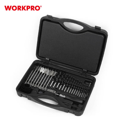 طقم ريش+لقم براغي 176 قطعة من وورك برو (W124015WE)