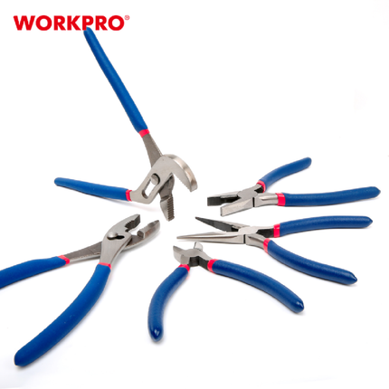 طقم قطاعات وزراديات 5 قطع من وورك برو (WP201017)