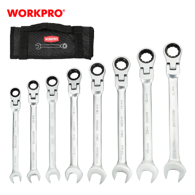 طقم شق رنق طرطيقة 8 قطع من وورك برو (WP202521)