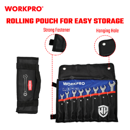 طقم شق رنق طرطيقة 8 قطع من وورك برو (WP202521)