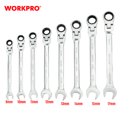 طقم شق رنق طرطيقة 8 قطع من وورك برو (WP202521)