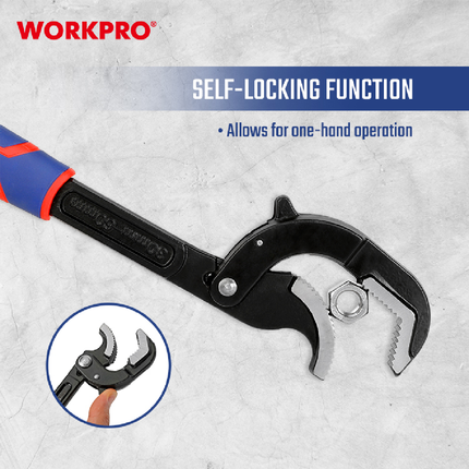 طقم مفتاح مواسير متعدد غز من وورك برو (WP202574)