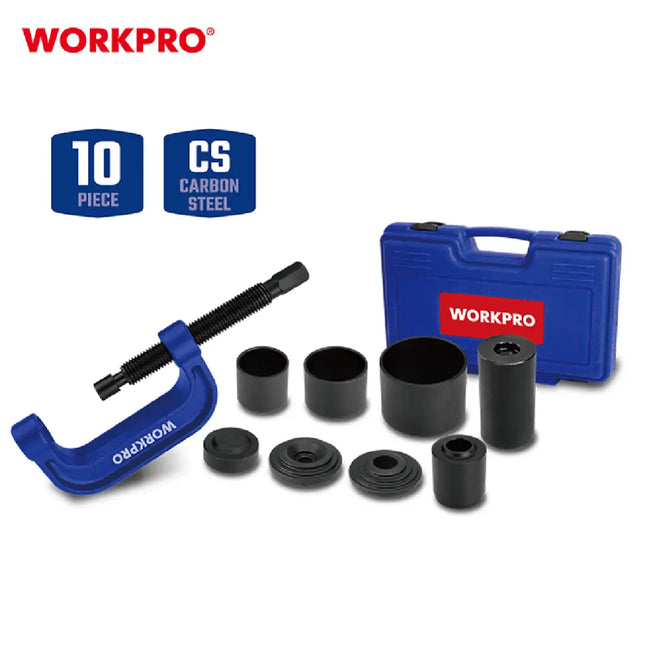 طقم فك جوز وبريكات 10 قطع من وورك برو (WP204010)
