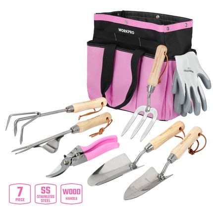 WORKPRO Pink Garden Tool Set (WP206803)