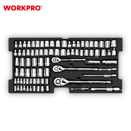 صندوق عدة 408 قطعة 3 ادراج من وورك برو (WP209034)