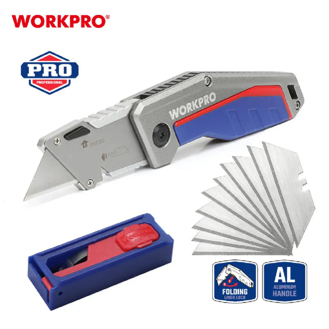 مشرط المنيوم قابل للطي سريع التغيير من وورك برو (WP211012)