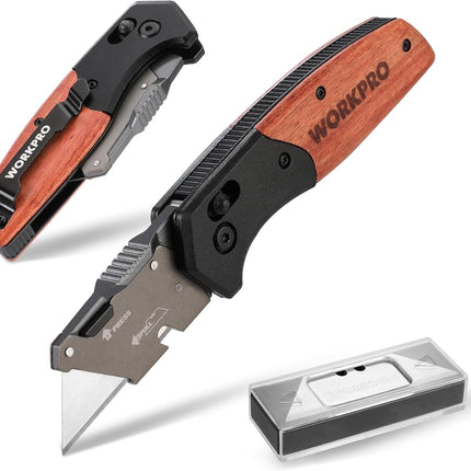 مشرط سجاد صناعي طوي يد خشب من وورك برو (WP211035)