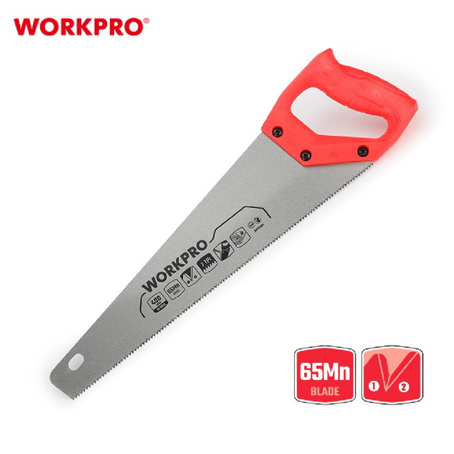 منشار خشب 40سم يد حمراء من وورك برو (WP215001)