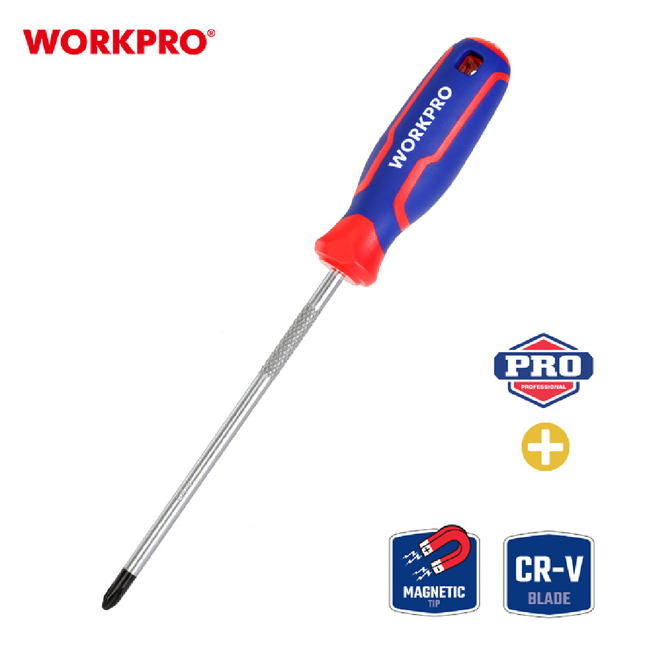 WORKPRO 1.5-inch PH2 Phillips Screwdriver (WP221145)