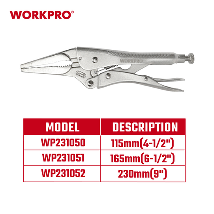 زرادية كبس بوز طويل 9 انش 230 ملم من وورك برو (WP231052)