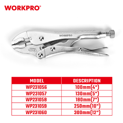 زرادية كبس 10 انش اعوج من وورك برو (WP231059)