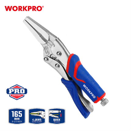 زرادية كبس بوز طويل 6.5 انش 165 ملم ثقيل من وورك بر (WP231075)