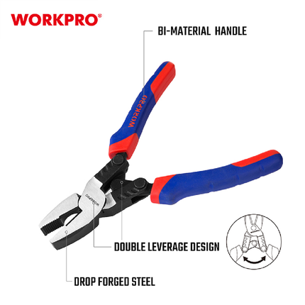 زرادية صناعية ثقيل 8 انش 200 ملم من وورك برو (WP231089)