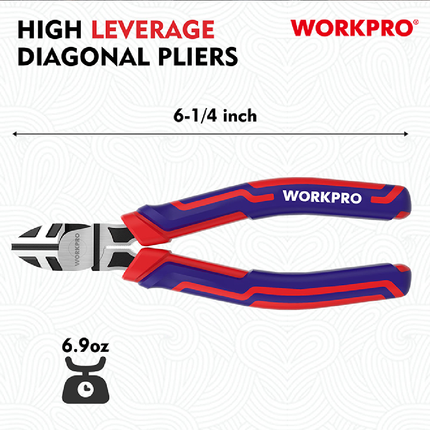 قطاعة اسلاك 6 انش بروفشينال من وورك برو (WP231103)