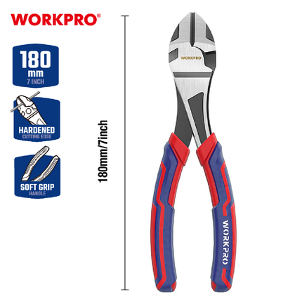 قطاعة اسلاك بروفشينال 7 انش 180 ملم من وورك برو (WP231104)