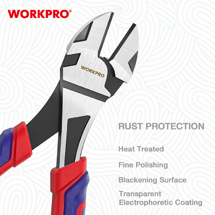 قطاعة اسلاك بروفشينال 7 انش 180 ملم من وورك برو (WP231104)