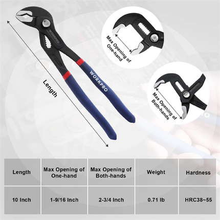 زرادية فورد صناعي 10 انش 250 ملم من ووركبرو (WP231155)