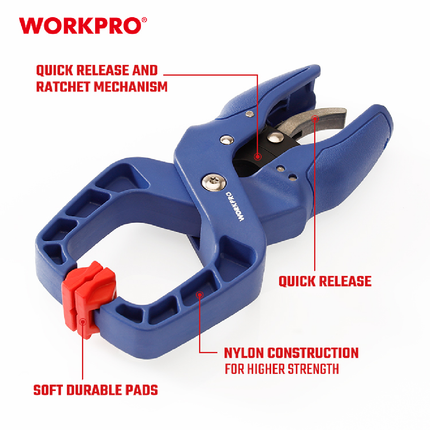 مربط نجاريين ثقيل فك سريع 1.5 انش من وورك برو (WP232013)