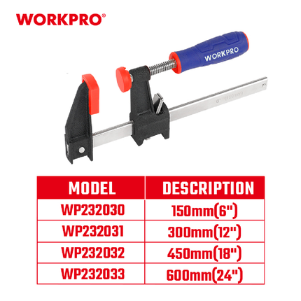 مربط نجاريين حديد ثقيل 24 انش من وورك برو (WP232033)