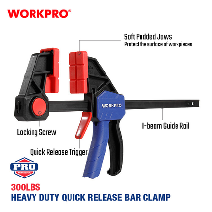 مربط نجاريين اوتامتيك ثقيل 18 انش من وورك برو (WP232041)