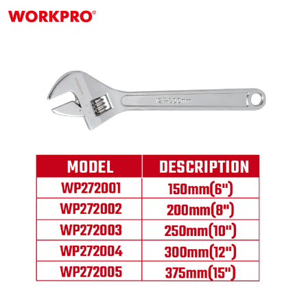مفتاح موليت 12 انش من وورك برو (WP272001)