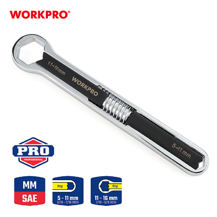 مفتاح براغي متعدد من 5-16 ملم من وورك برو (WP272017)