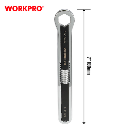مفتاح براغي متعدد من 5-16 ملم من وورك برو (WP272017)