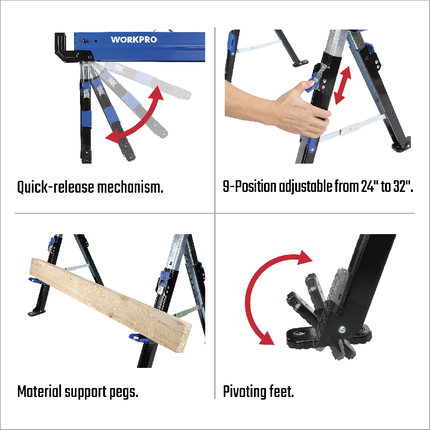 جحش صناعي معدن متعدد الاستخدام من وورك برو (WP289019)
