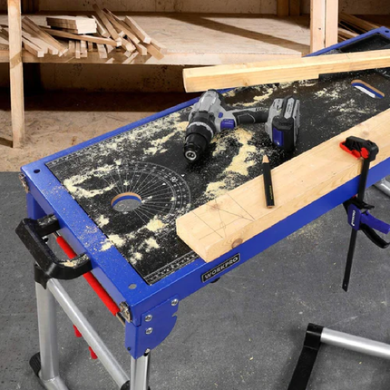 طاولة عمل قابلة للطي متعددة الوظائف 4 في 1 من وورك برو (WP289020)