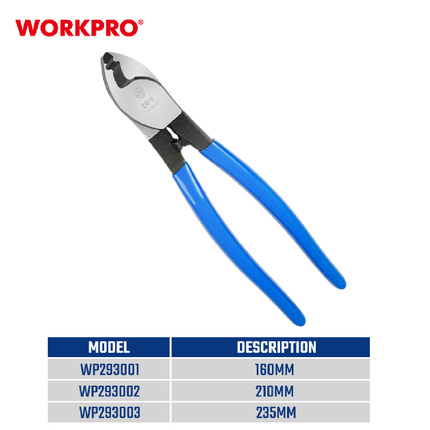 مقص كيبل 6 انش 160 ملم من وورك برو (WP293001 )