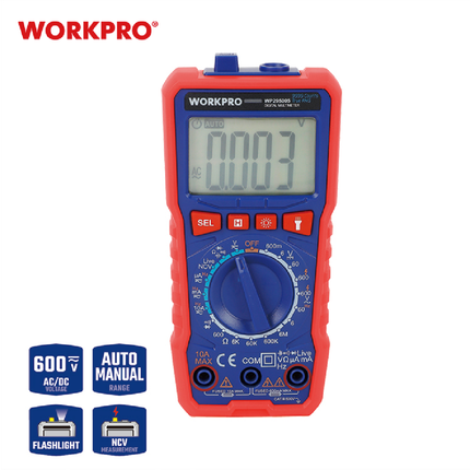 ملتي ميتر ديجتال 600 امبير من وورك برو (WP295005)