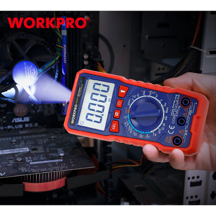 ملتي ميتر ديجتال 600 امبير من وورك برو (WP295005)