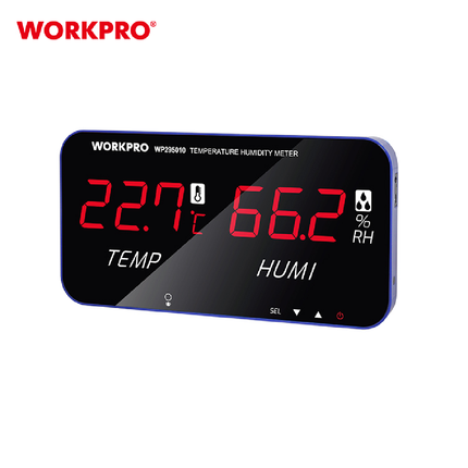 شاشة قياس حرارة مع رطوبة تعليق حجم كبير من وورك برو (WP295010)