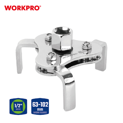 مفتاح فلتر زيت ثلاثي  1/2 بوصة من وورك برو (WP319011)