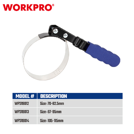 مفتاح فلتر الزيت 95 ملم من وورك برو (WP319013)