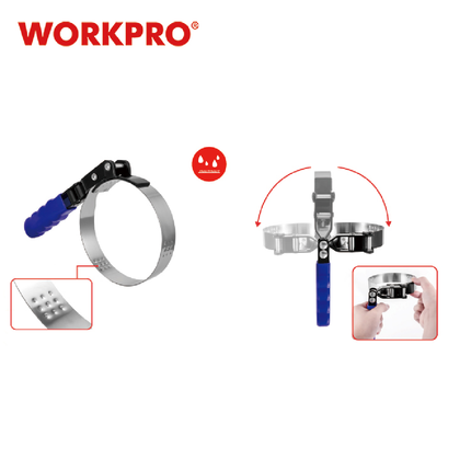 مفتاح فلتر الزيت 115 ملم من وورك برو (WP319014)