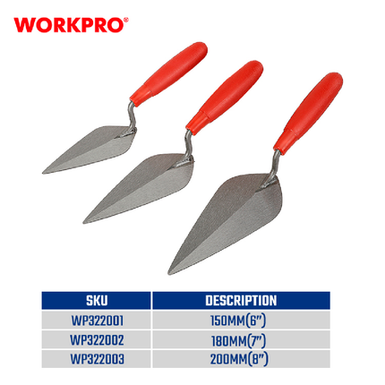 مسطرين يد بلاستيك 20 سم من وورك برو (WP322003)