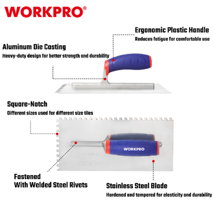 مالج قصارة مشرنف يد فيبر 28*13 سم من وورك برو (WP323003)