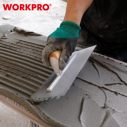 مالج قصارة مشرنف يد خشب 28*13 سم من وورك برو (WP323008)